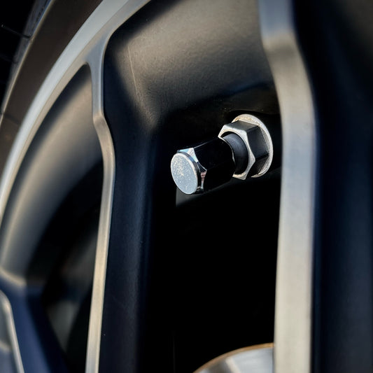 4x Ventilkappe "Chrome"