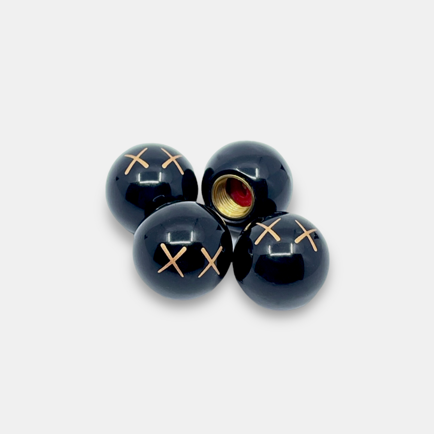 4x Ventilkappe "X-X"