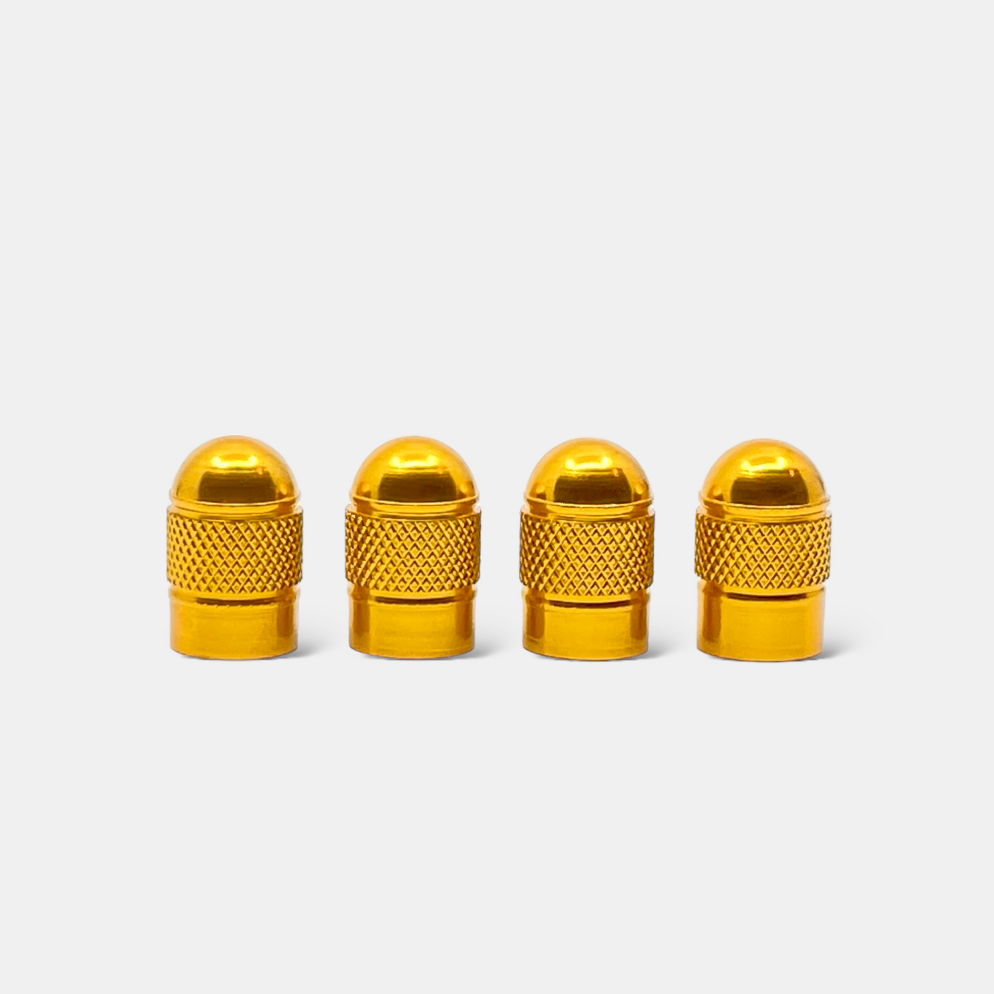 4x Ventilkappe "Motorsport" - Gold