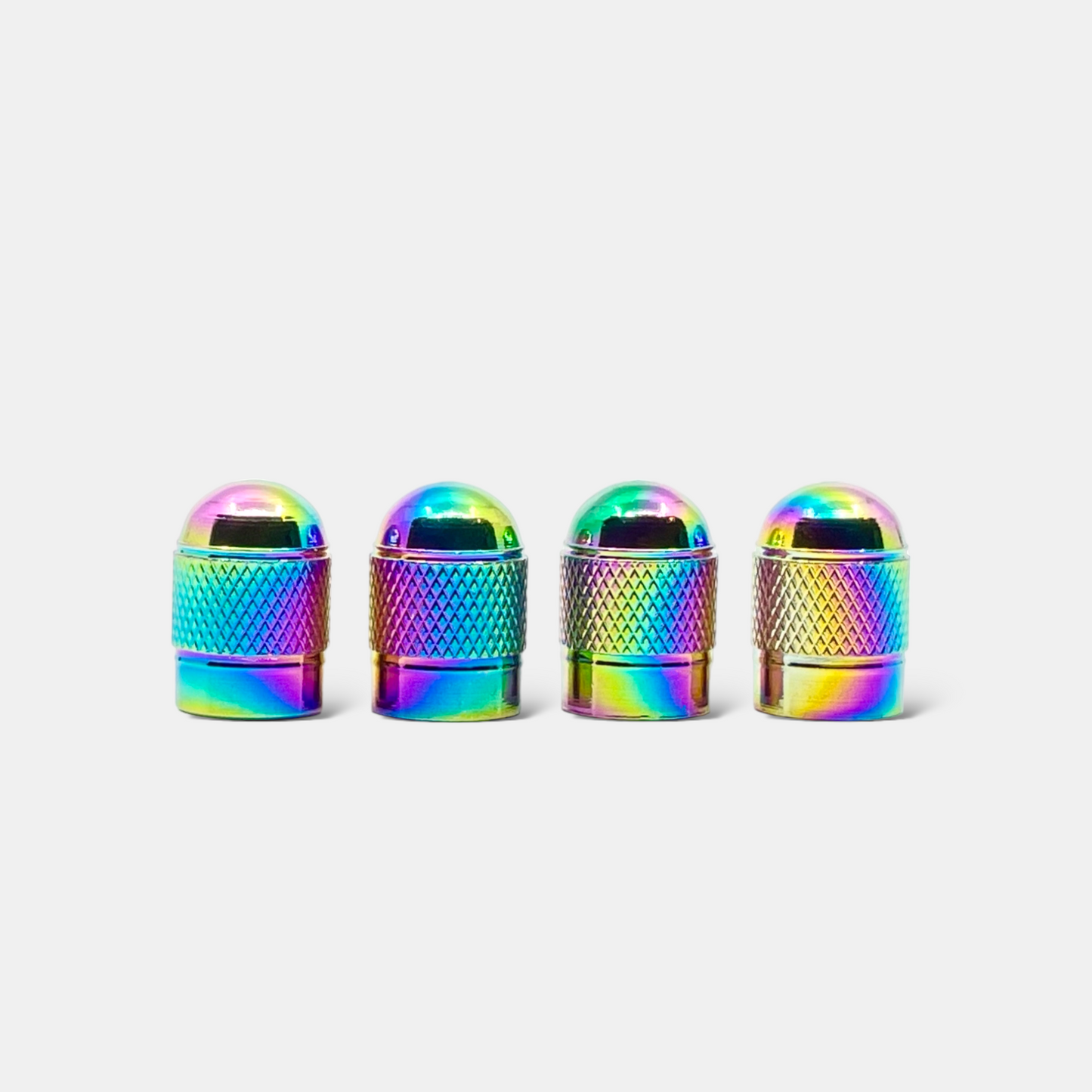 4x Ventilkappe "Motorsport" - Multicolor
